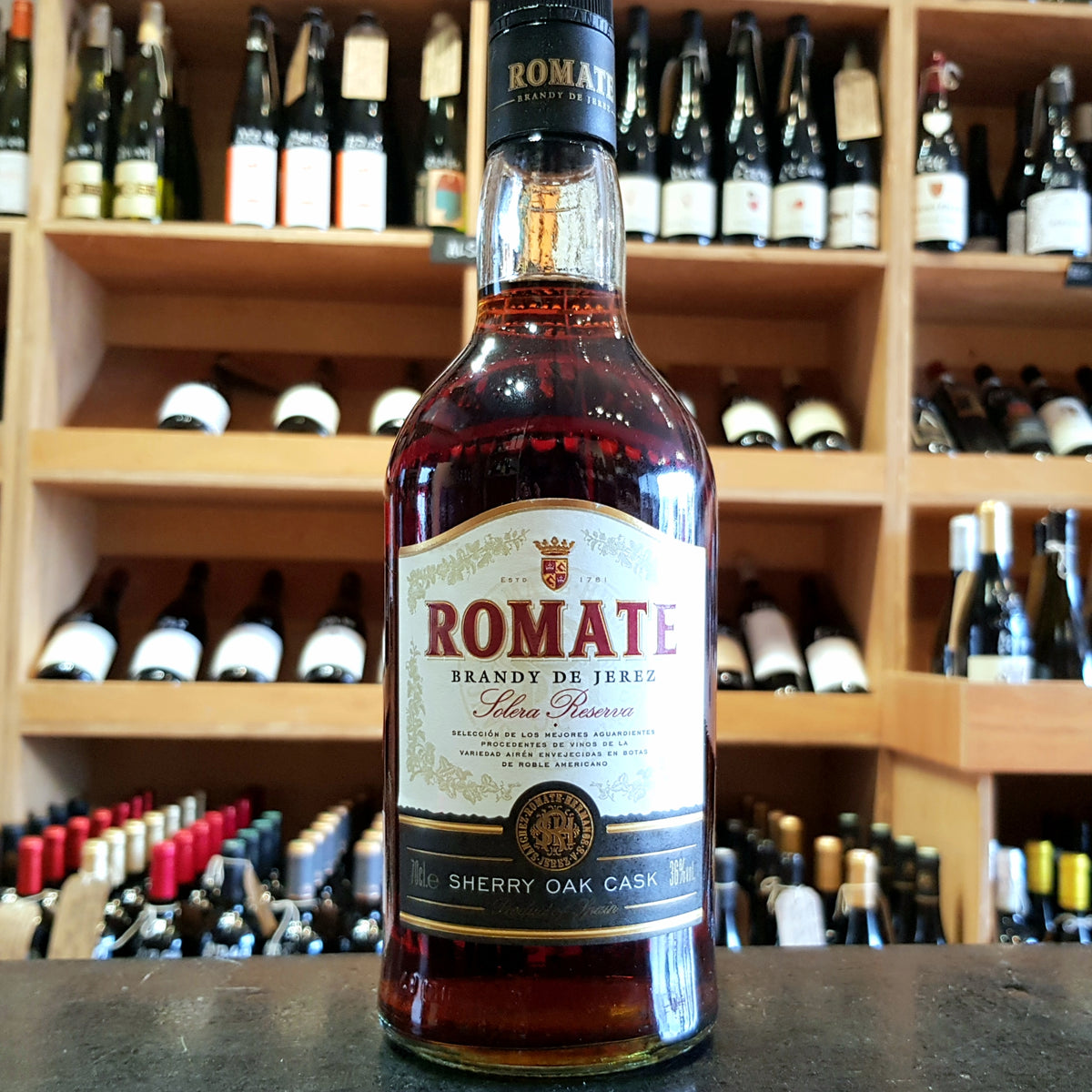 Romate Solera Reserva Brandy de Jerez 36% 70cl