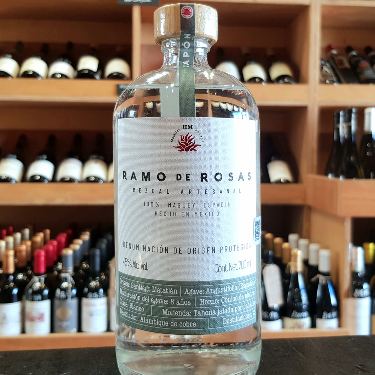 Ramo de Rosas Espadin Capon Mezcal 70cl