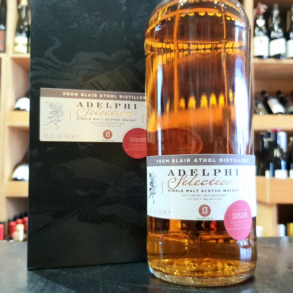 Blair Athol 13 Year Old Highland Single Malt Whisky Adelphi Single Cask Selection 58.3%