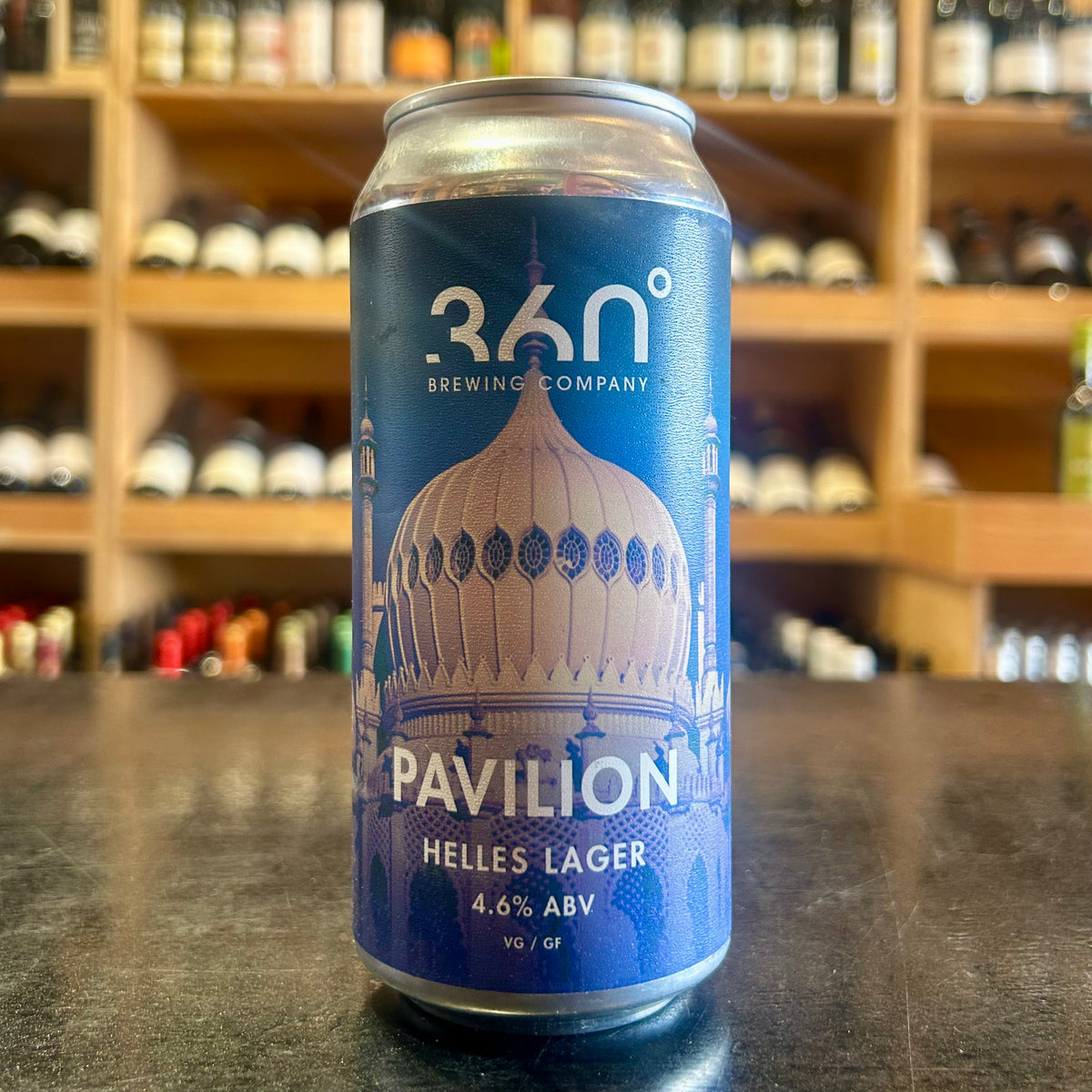 360 Brewing Company Pavilion Helles Lager 4.6%