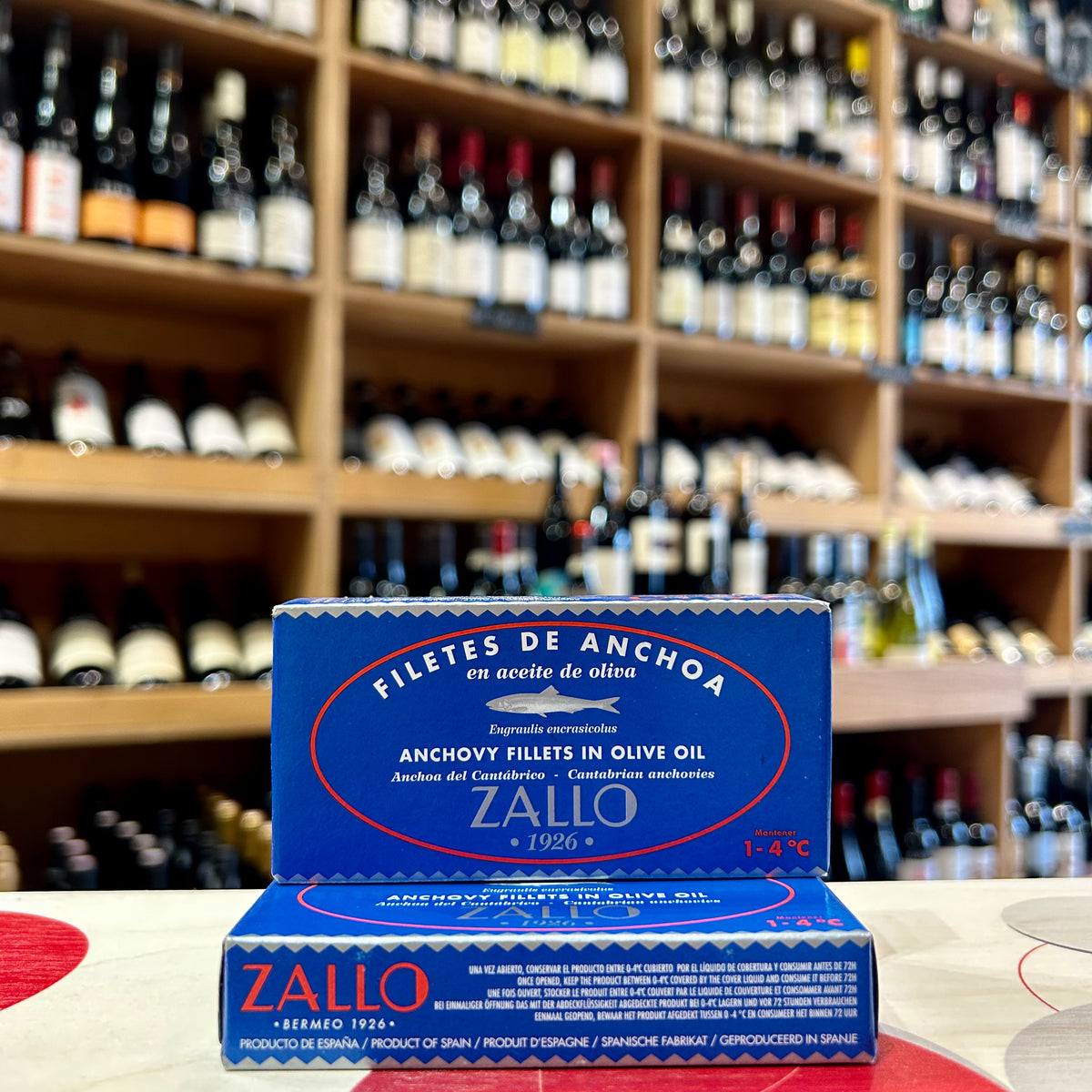 Zallo Anchovies in olive oil 50g - Butler&#39;s Wine Cellar Brighton