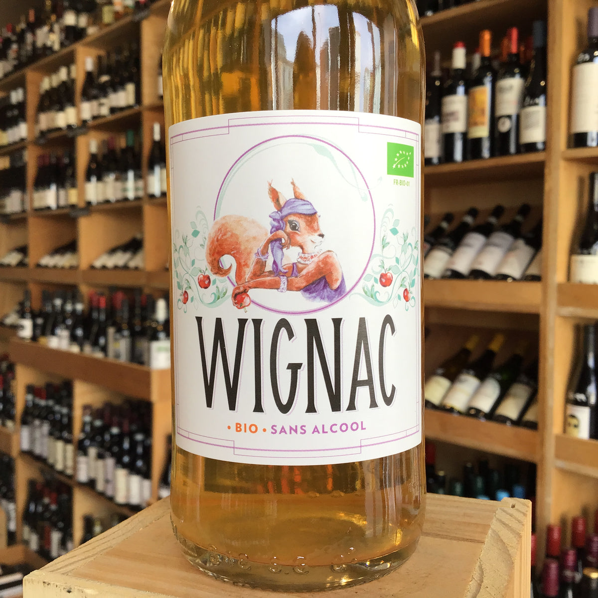 Wignac Cidre La Lady Squirrel Sans Alcool 33cl - Butlers Wine Cellar Brighton